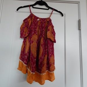 Bohemian Mock Sleeve Top